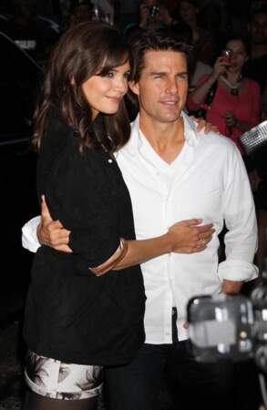 Tom Cruise et Katie Holmes à la première de The Romantics en 2010