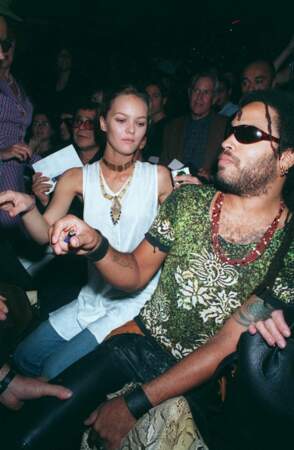 Lenny Kravitz et Vanessa Paradis en 1995