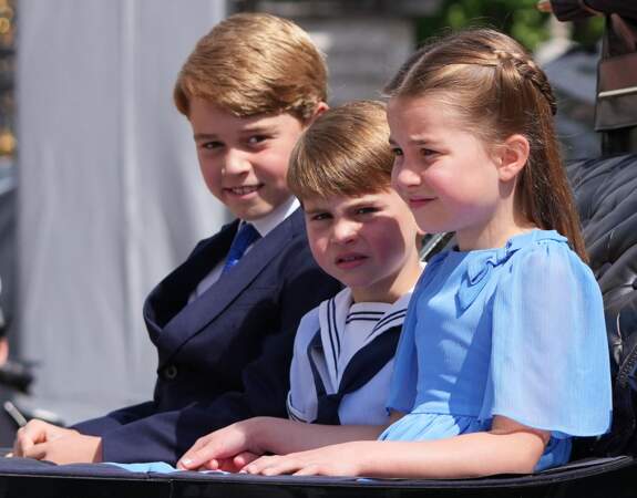Jubilé de platine d'Elizabeth II : le prince George, le prince Louis et la princesse Charlotte