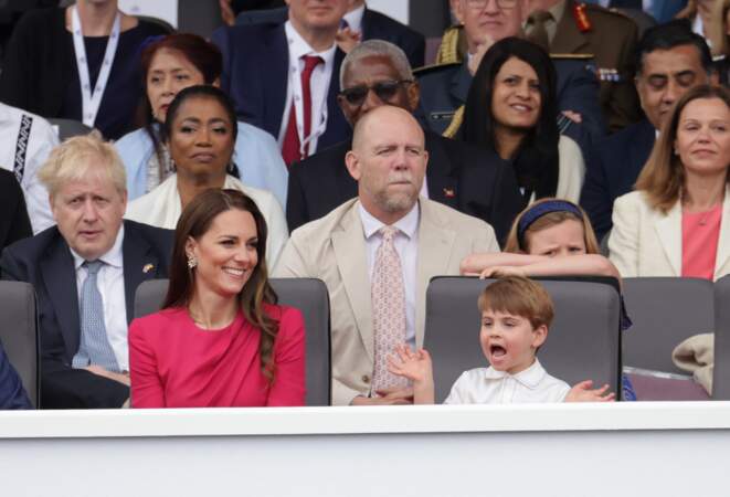 Kate Middleton et le prince Louis pour le défilé du Jubilé de platine