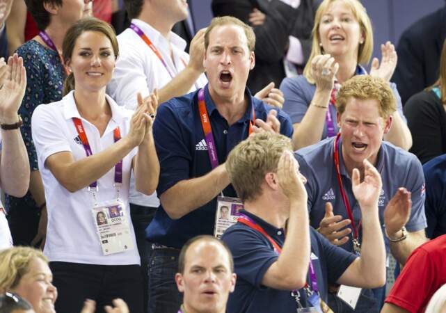 Kate, William et Harry aux Jeux olympiques de Londres en 2012