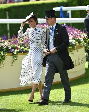 Le prince William et Kate Middleton, le 17 juin 2022