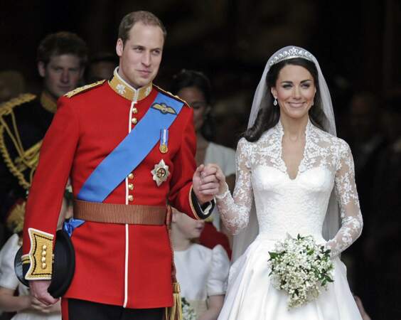 Le prince William lors de son mariage avec Kate Middleton en 2011
