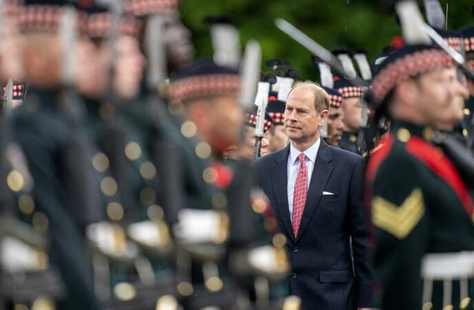 Premier jour du voyage de la reine en Écosse : le prince Edward , Edimbourg le 27 juin 2022