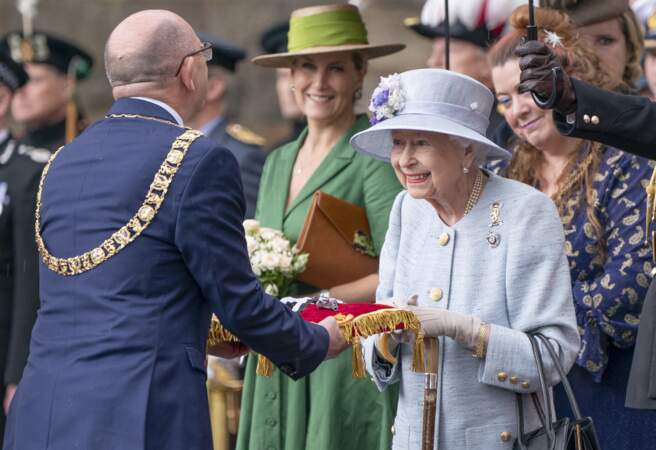 Premier jour du voyage en Écosse : Elizabeth II , Edimbourg le 27 juin 2022