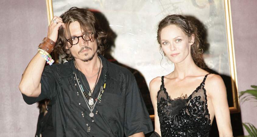 Vanessa Paradis et Johnny Depp en 2006