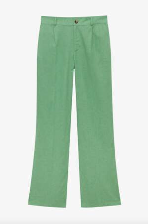Pantalon ample en lin mélangé Pull&Bear, 35,99 euros