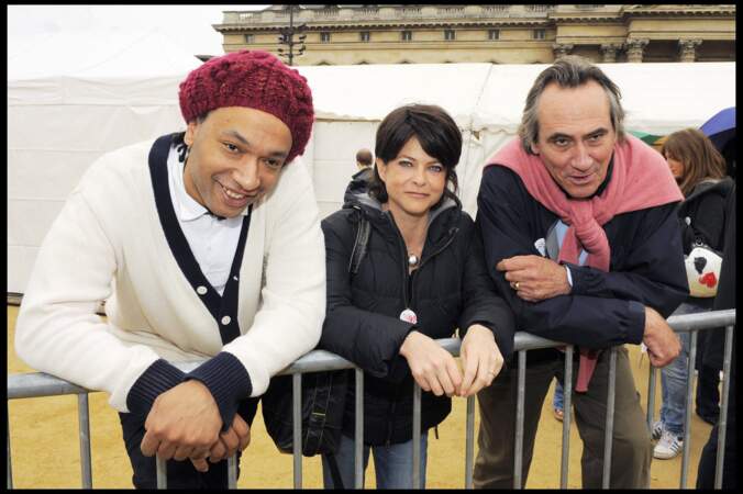 Doc Gyneco, Philippe Lavil et Charlotte Valandrey (41 ans) en 2009