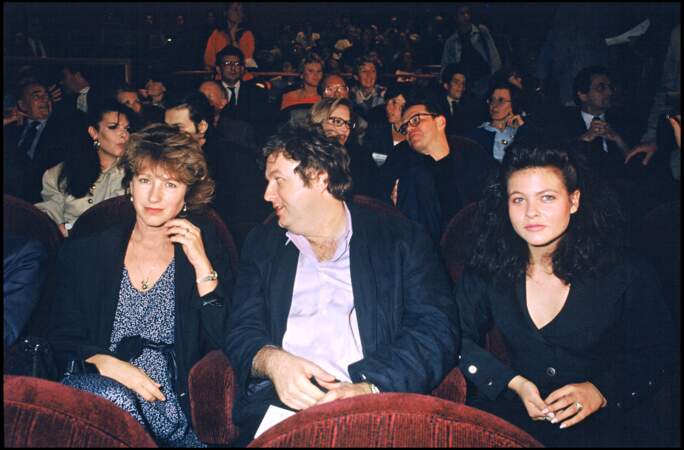 Nathalie Baye, Dominique Besnehard et Charlotte Valandrey, âgée de 20 ans en 1988