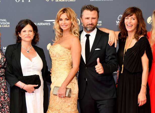 Ingrid Chauvin,  Alexandre Brasseur, Anne Caillon et Charlotte Valandrey (50 ans) en 2018 à Monaco