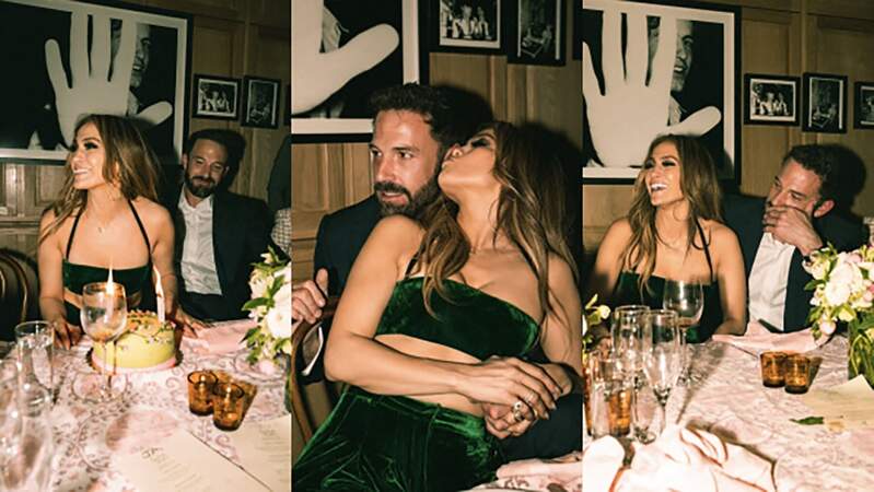 Jennifer Lopez et Ben Affleck au restaurant à Los Angeles, en 2022