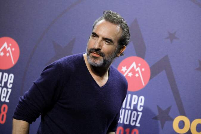 Jean Dujardin a 46 ans en 2018, lors de la soirée de clôture et remise de prix du 21ème festival international du film de comédie de l'Alpe d'Huez