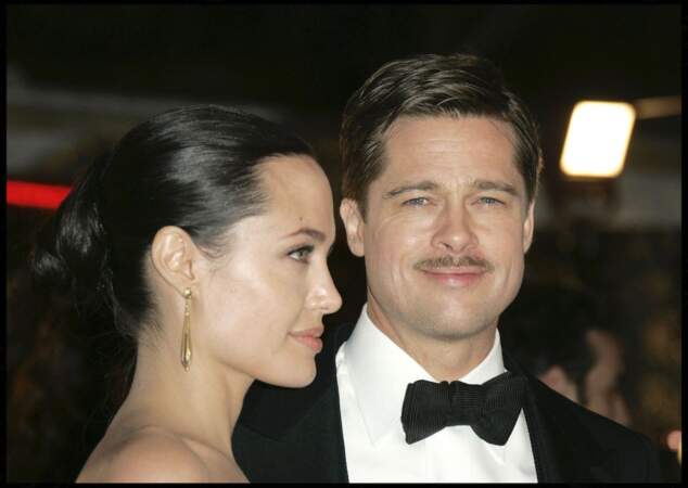 Brad Pitt et Angelina Jolie en 2008, 45 ans
