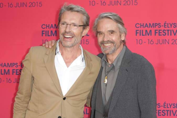 Lambert Wilson et Jeremy Irons Champs Elysée Film Festival. Soirée des Toiles Enchantées (2015)
