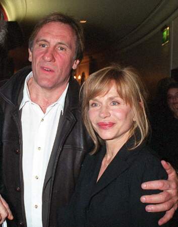 Elisabeth Guignot et Gérard Depardieu en 2002