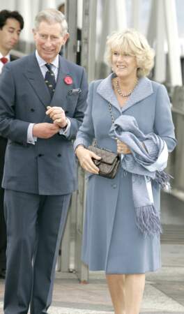 Camilla Parker-Bowles et le prince Charles à Londres en 2005