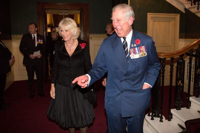 Le prince Charles et Camilla Parker-Bowles à Londres, le 8 novembre 2014.