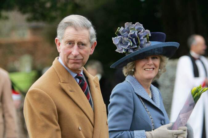 Camilla Parker-Bowles et le prince Charles à Sandrigham en 2004