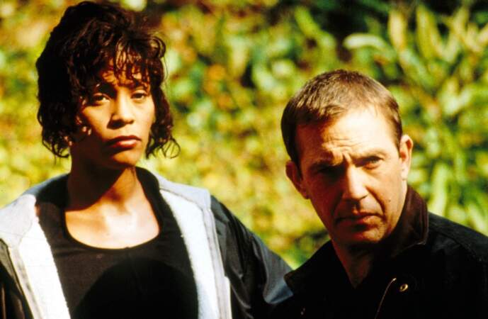 Whitney Houston et Kevin Costner pour Bodyguard en 1992