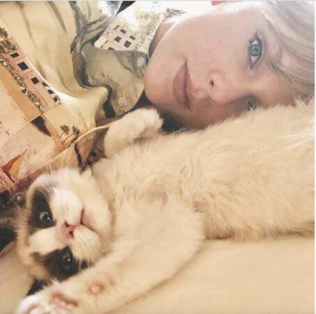 Taylor Swift et son chat Benjamin