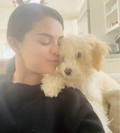 Selena Gomez et sa chienne Winnie 