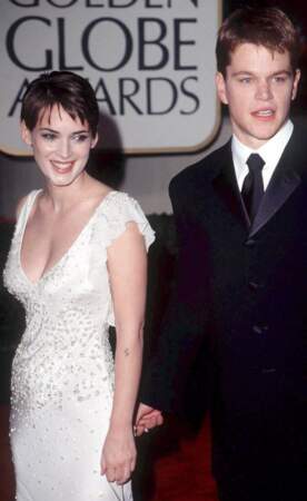 Matt Damon et Winona Ryder, en couple en 1997
