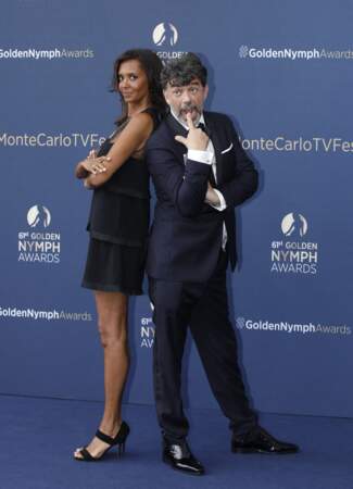 Stéphane Plaza et Karine le Marchand - Cérémonie de clôture du 61ème Festival de Télévision de Monte Carlo le 21 juin 2022.