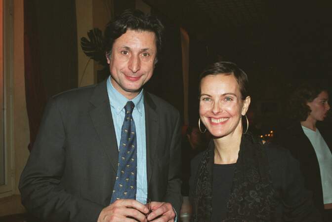 Carole Bouquet (45 ans) et Patrick de Carolis en 2002