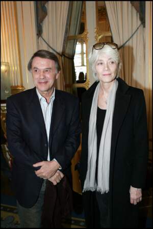 Françoise Hardy et Salvatore Adamo en 2006 au ministère de la culture