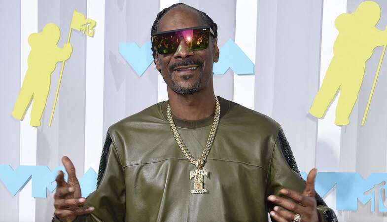 Snoop Dogg sur le tapis rouge des VMA au Prudential Center à Newark, le 28 août 2022