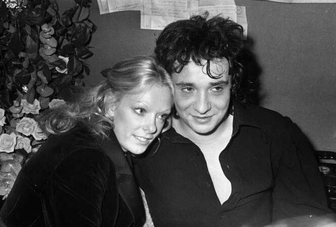 Michel Sardou (24 ans) et son ex-femme Francoise Pettré en 1971