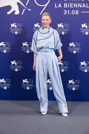 L'actrice américaine Cate Blanchett présente à la Mostra de Venise.