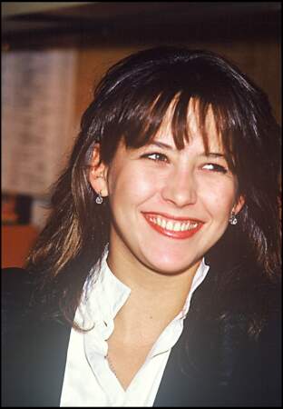 Sophie Marceau en 1986 (20 ans) lors de l'avant première du film Le Mal d'aimer