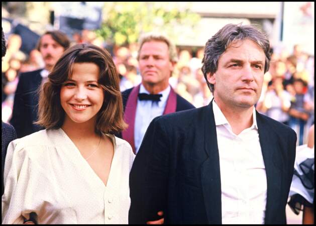 Sophie Marceau (19 ans) et son mari Andrzej Zulawski en 1985 au Festival de Cannes 