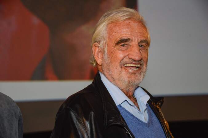 Jean-Paul Belmondo (82 ans) à la 7e édition du Festival des lumières à Lyon en 2015