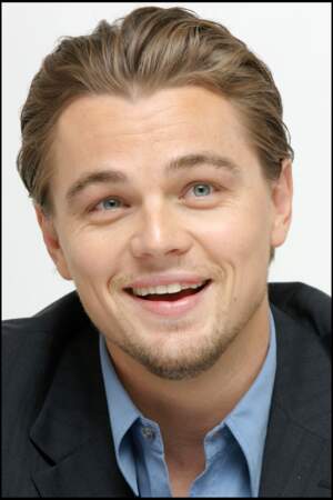 Leonardo DiCaprio à la conférence de presse du film Aviator en 2005