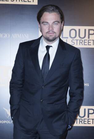 Leonardo DiCaprio à la première du film Le loup de Wall Street en 2013