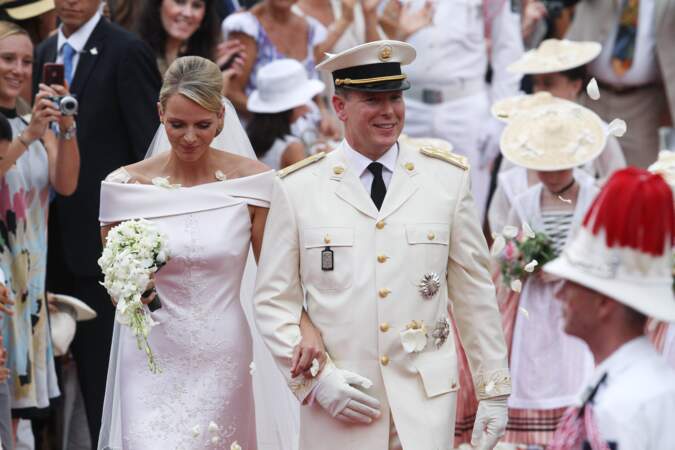Le mariage royal du Prince Albert II de Monaco et Charlène Wittstock en 2011 (53 ans)