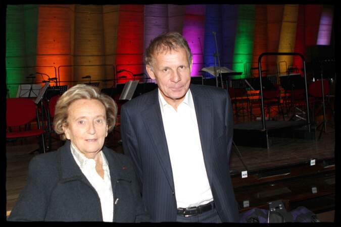 En 2010, Bernadette Chirac et Patrick Poivre d'Arvor à l'Opéra Mendelssohn (75 ans)