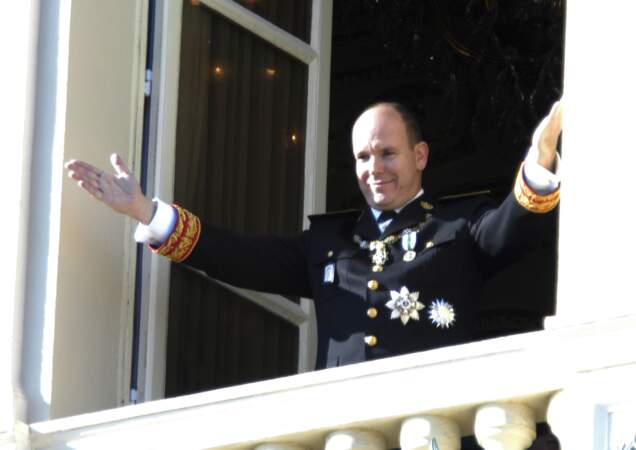 Le Prince Albert II de Monaco lors de son accession au trône en 2005 (47 ans)