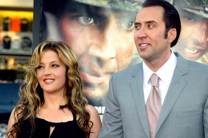 En 2004, Nicolas Cage épouse Lisa Marie Presley. Ils demanderont le divorce 3 mois plus tard.