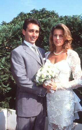 Stéphanie de Monaco (30 ans) se marie avec Daniel Ducruet en 1995, contre la volonté de son père