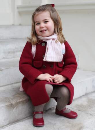Premier jour de crèche pour la princesse Charlotte à Londres le 8 Janvier 2018
