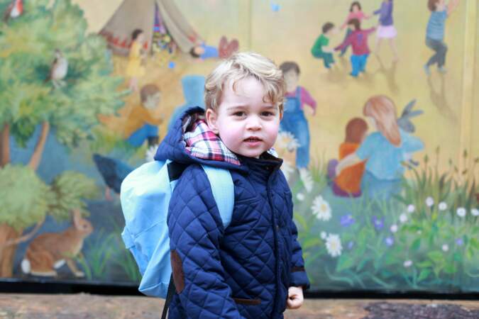 Premier jour de crèche pour le prince George dans un institut Montessori