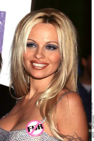 Pamela Anderson (30 ans) lors d'une soirée de Gala pour l'association Peta à New York en 1997