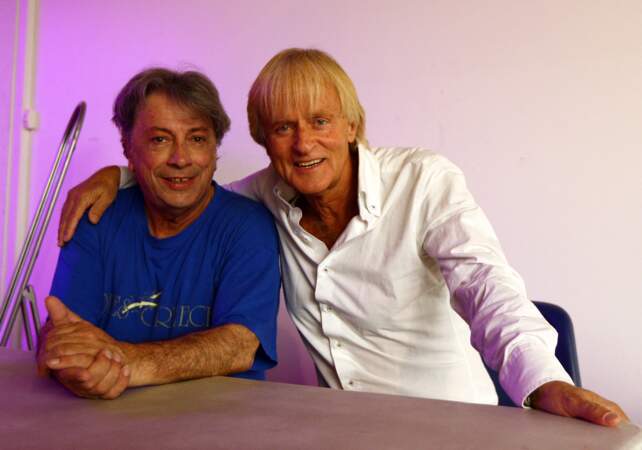 Dave (69 ans) et Hervé Vilard à la Tournée des Idoles en 2013