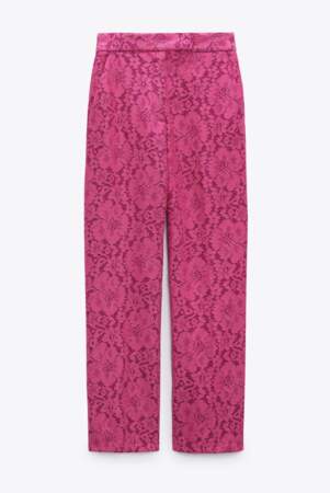 Pantalon 7/8ème en dentelle Zara, 49,95 euros