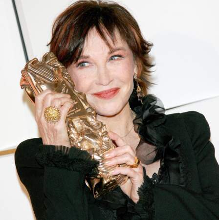L'actrice Marlène Jobert (67 ans) durant la 32e cérémonie des César en 2007