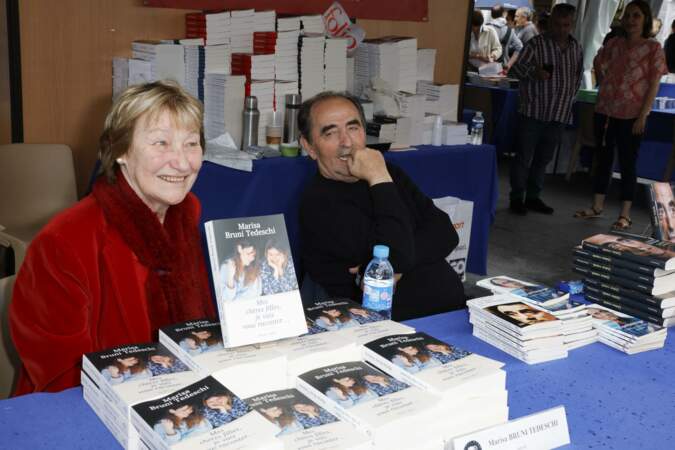 En 2016, Richard Bohringer et Marisa Bruni Tedeschi à l'inauguration du festival du livre de Nice.