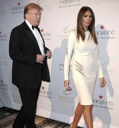 En 2012, Melania Trump (42 ans) et son mari Donald Trump pour la soirée Family Business Dynasties à New York